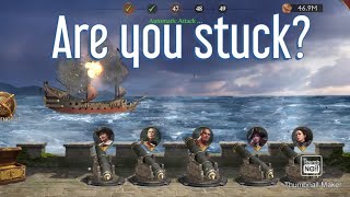 guns of glory, Are you stuck?