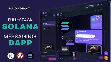 Build & Deploy a Full-Stack Solana Blockchain Chat DApp | Next.js + Rust + Anchor + Web3.js Project