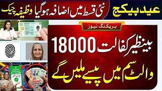 Eid Package 18000 Payment Start | Benazir Kafalat 14500 Check | Digital Wallet SIM - Dynamic Survey