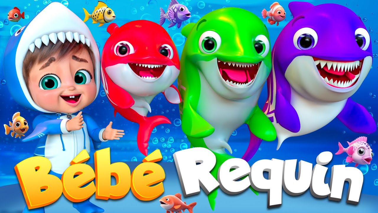 Le Monde de Bébé Requin | Comptines Et Chansons | À Bébé Chanson @SuperLucaLEFrancais