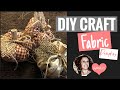 DIY Farmhouse/Rustic Fabric Pumpkins | DIY Fall Decor | faythchik777’s DIY by Design