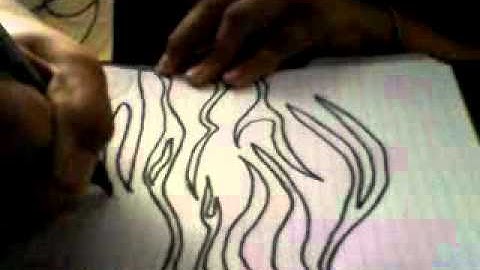 How to draw zebra print