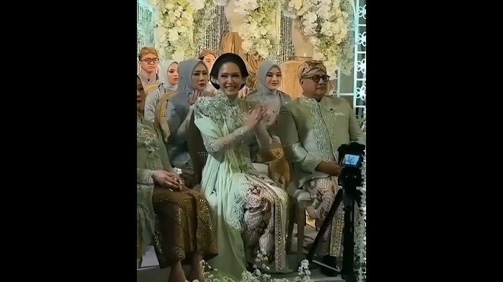 Tangis mulan Jameela pecah di pernikahan Al ghazali dan alyssa