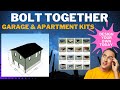 🏠 22x26 Bolt-Together Gable Roof Garage & Apartment Kit: Affordable Urban Housing! 💰🛠️