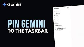كيفية تثبيت تطبيق Google Gemini على شريط مهام Windows (وصول بنقرة واحدة) screenshot 1