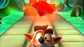 Crash On the Run - Gem Run!