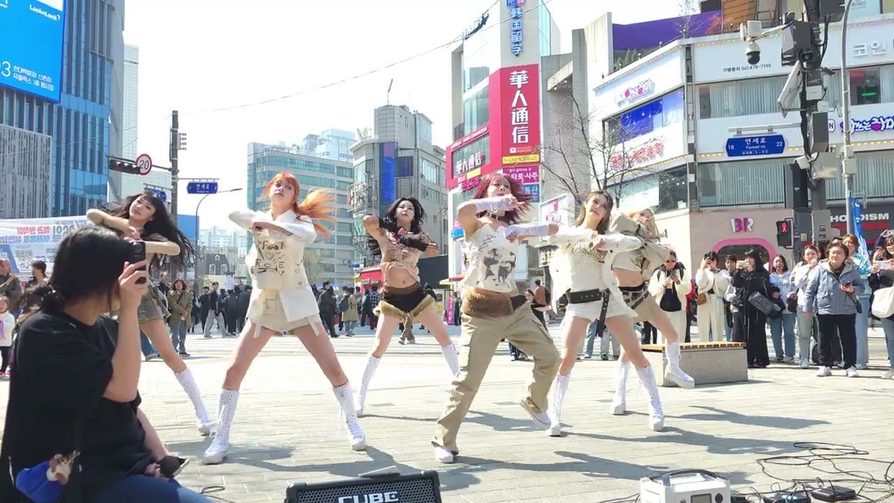 250322 젠블루(GENBLUE) 幻藍小熊 'ACT LIKE THAT' 직캠(fancam) @busking 버스킹