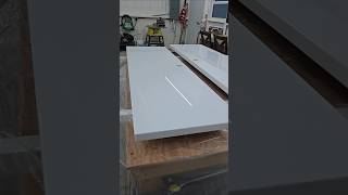 Total Boat Tabletop Epoxy kit for these two desktops. #totalboat #epoxyresin #diy #shiny