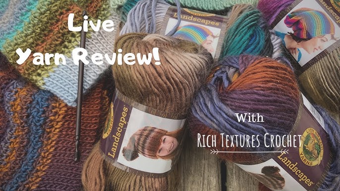 Review of Lion Brand Landscapes Yarn 