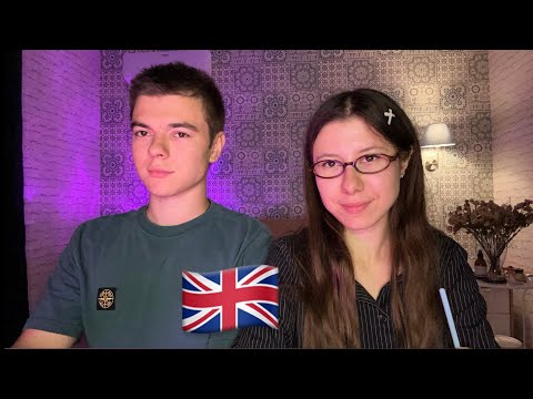 ASMR Teaching my Brother English 👩🏻‍🏫