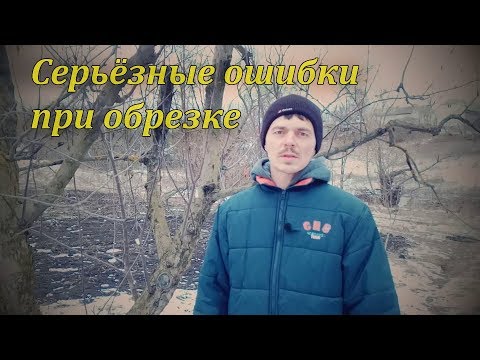 Серьёзные ошибки при