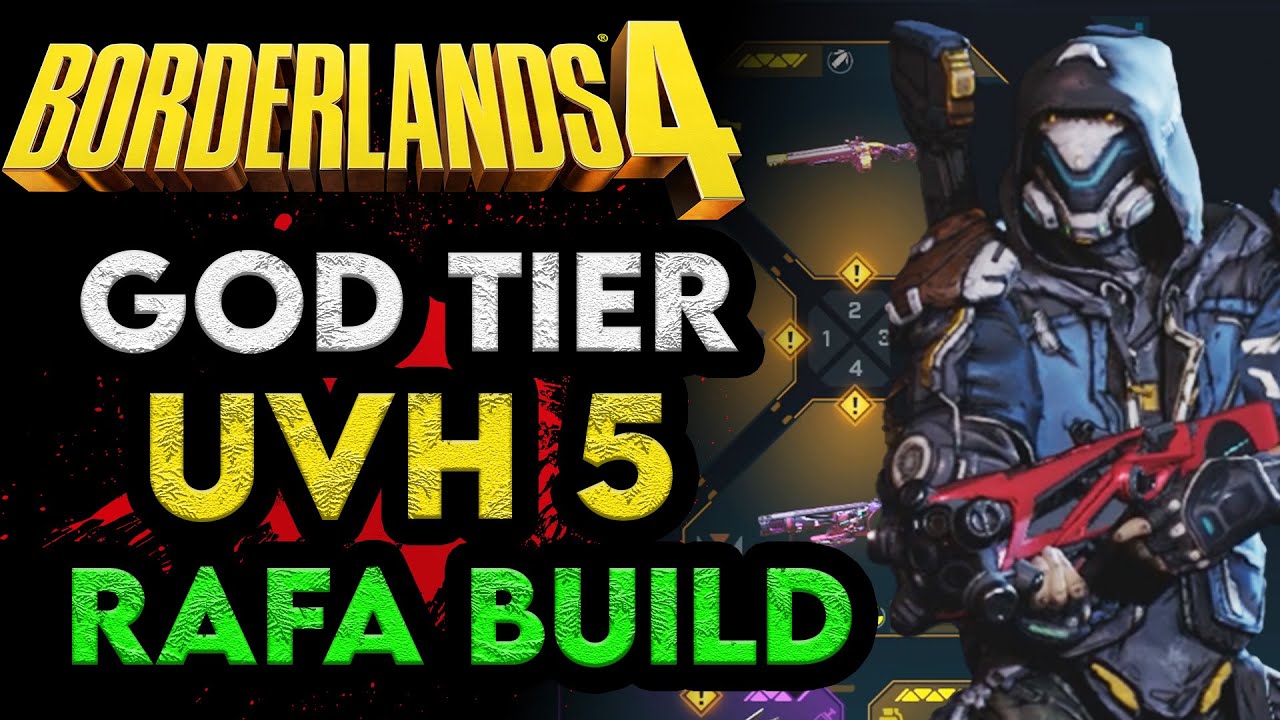 Ranger Rafa Build Borderlands 4 OVERPOWERED UVH5 Rafa Build Nukes Anything On The Screen ...