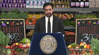 Mayor Mamdani Holds Press Conference on Municipal Grocery Store Announcement