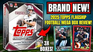 *ARE THESE WORTH IT?!🤔 2026 TOPPS FLAGSHIP FOOTBALL MEGA BOX REVIEW!🏈
