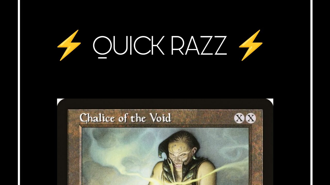 MTG RAZZ PH - ⚡ QUICK RAZZ ⚡ - 1 × CHALICE OF THE VOID RETRO - FEBRUARY ...