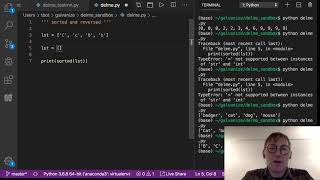 List Functions and Methods sorted