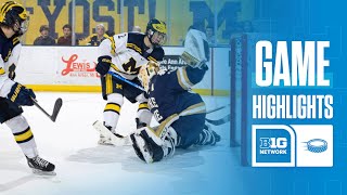 Notre Dame at Michigan | Highlights | Big Ten Men's Hockey | March 9. 2024