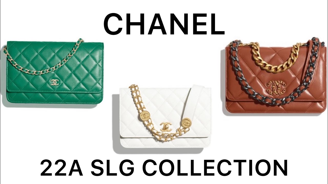 CHANEL 22A SMALL LEATHER GOODS COLLECTION PREVIEW WITH ITEM NUMBERS AND