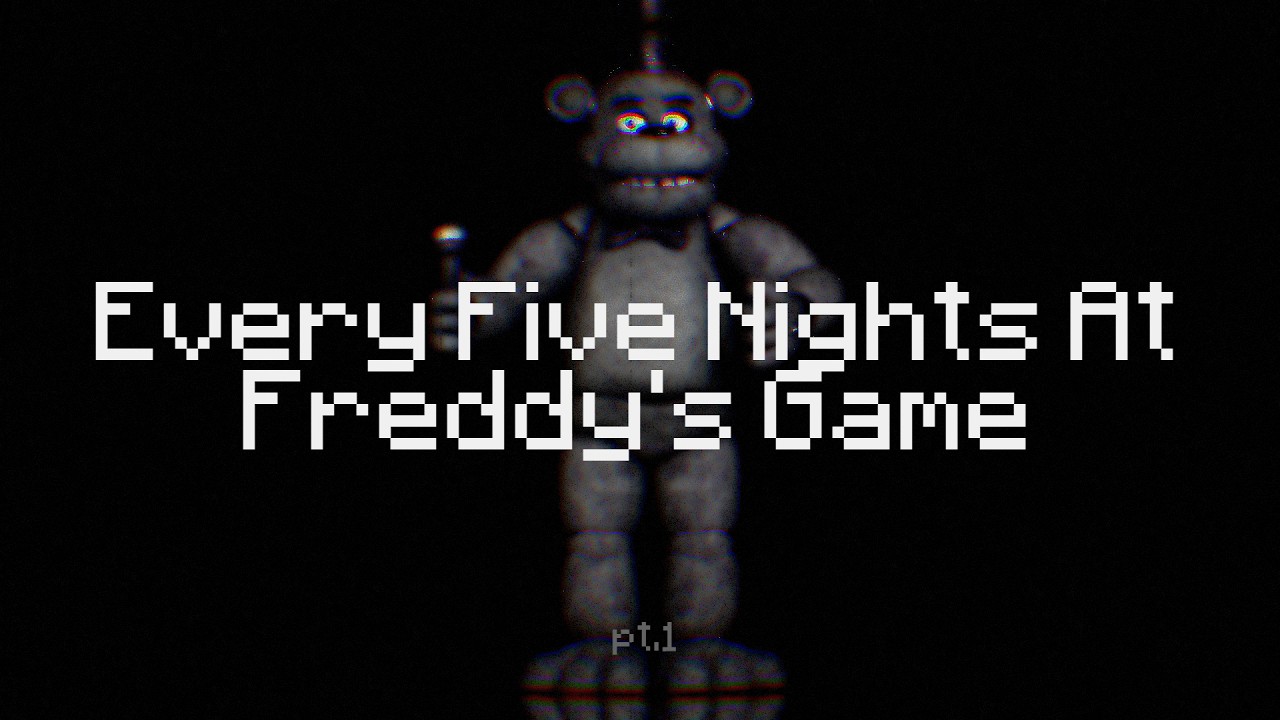 BEATING EVERY FIVE NIGHTS AT FREDDYS GAME FOR THE FIRST TIME IN 2026. (part one)