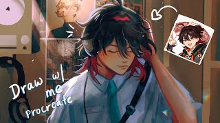 How I make Gaming illustration 😌🎮 | Genshin Impact screenshot 2