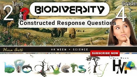 Constructed Response Questions/Class 4 Chapter 2/Relationship between Biodiversity and livingthings