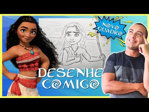 Como desenhar a MOANA 2 - passo a passo/tutorial - YouTube