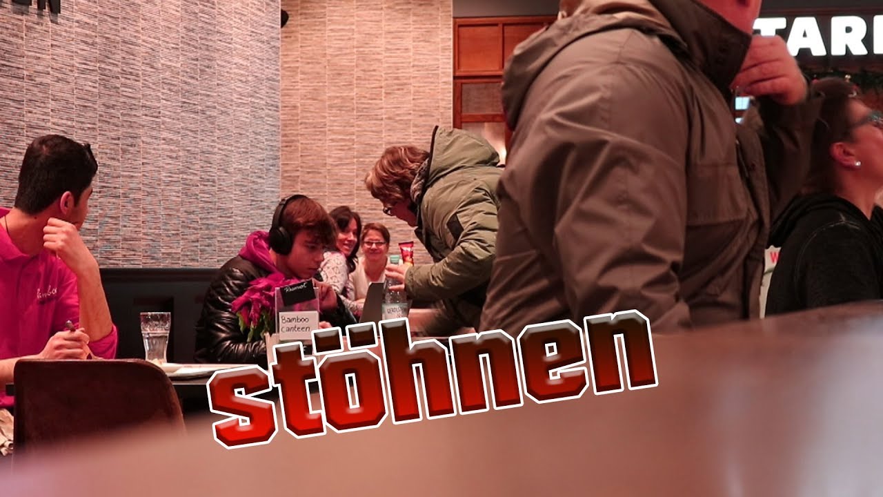 Stöhn Geräusche im Kaffee.. (Prank) YouTube