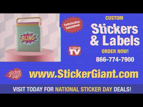 National Sticker Day 2024 - video from StickerGiant