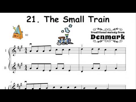 21  The Small Train for violin and piano from Denmark
