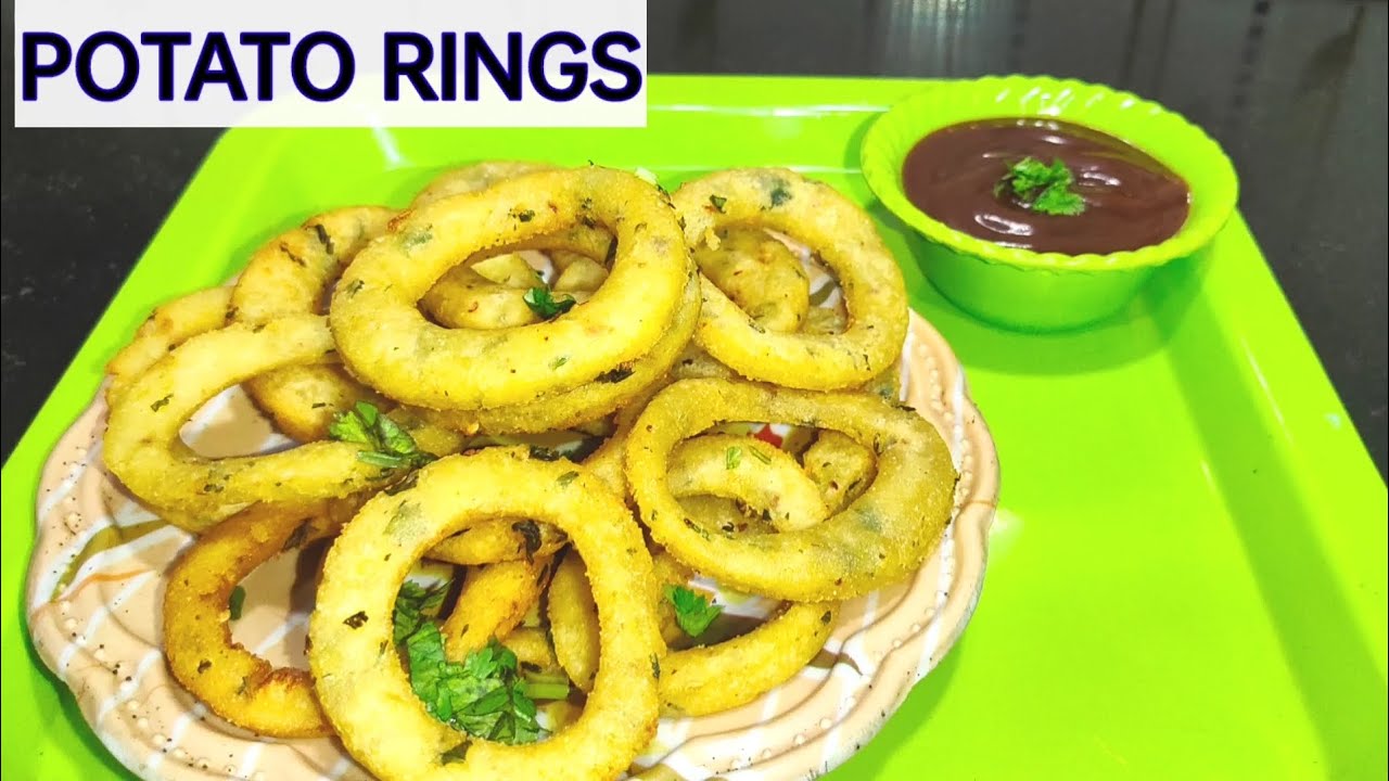 Potato rings [ Crispy potato snacks ] must try once | Hindi recipe ...