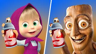 Masha And The Bear Run VS Tung Tung Tung Sahur Subway Surf, Masha Bear Game, Subway Surfers New Game screenshot 4