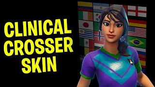 FREE BUILD WITH CLINICAL CROSSER SKIN I FORTNITE