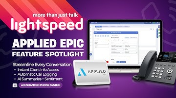 Applied Epic + Lightspeed Voice | Call Popups, Recordings, and More