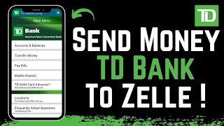 How To Send Money from TD Bank to Zelle (EASY!)
