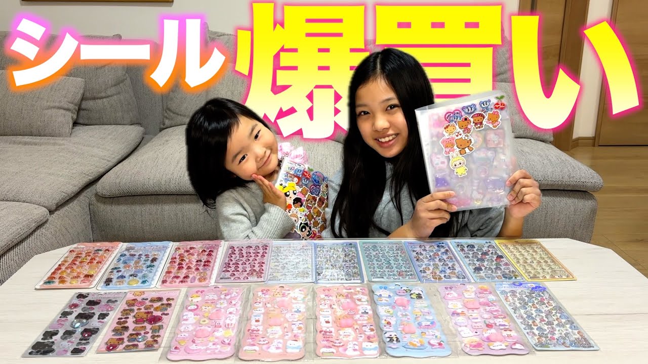 Buying spree] Going on a sticker shopping spree at the popular XX