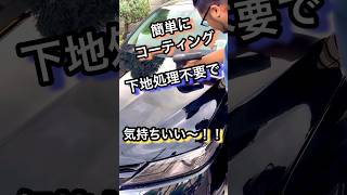 1本でキマるコーティング剤！！ #洗車好きと繋がりたい #研磨 #掃除 #洗車 #アウトドア #ながら洗車