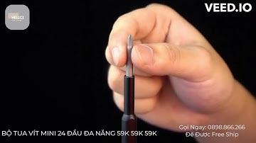 Bộ Tua Vít Mini24 Đầu Đa Năng  59K 59K 59K