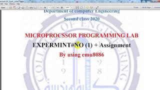 Microprocessor Programming LAB 1 Wealth