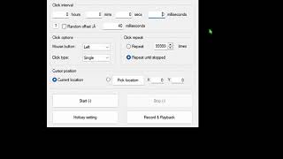 How to set the autoclicker so that its perfect.