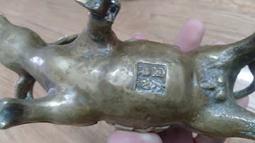 cặp trâu đồng cổ đời Thanh