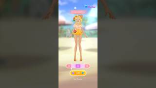 Dress-up game Anime princess beach outfit battle #gameplay #dressup #anime #princess screenshot 5