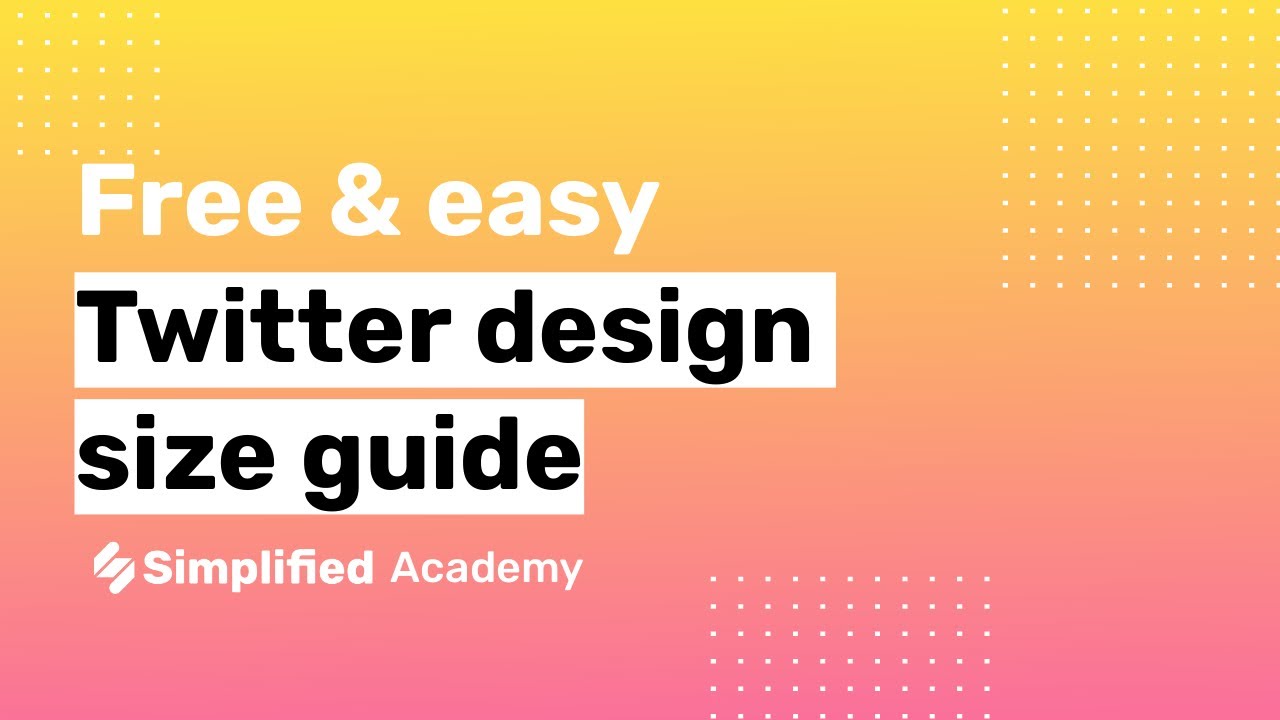 Free Twitter Design Size Guide