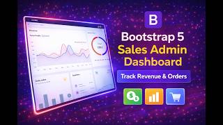 Bootstrap 5 Sales Admin Dashboard | Revenue & Analytics UI Template