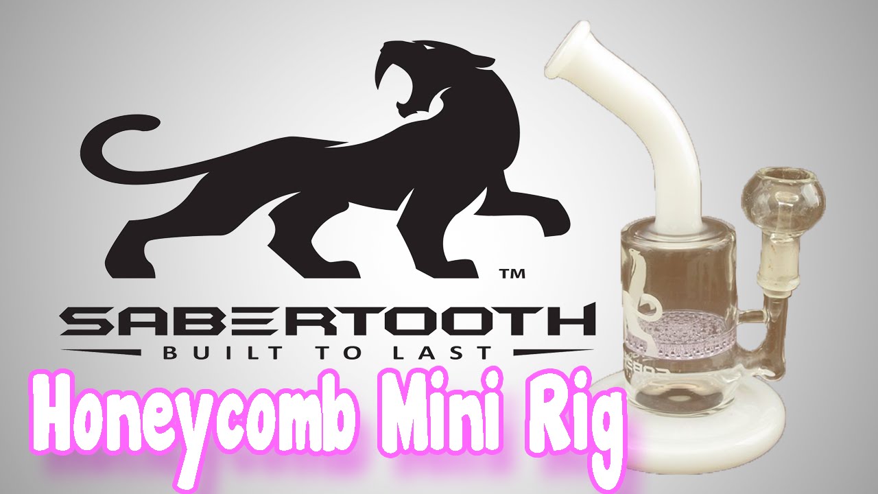 Sabertooth Mini Honeycomb Oil Dabbing Rig