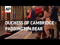 The Duchess of Cambridge dances with Paddington Bear