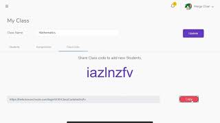 Teachers: How to invite students using class code