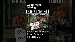 Gucci Mane Snitch Mascot Pooh Shiesty Tekashi 69 #poohshiesty #guccimane #tekashi69 #music #beef