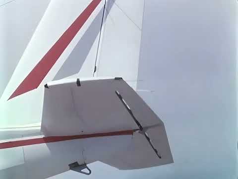 PA-30 Twin Comanche Tail Flutter Test [restored, upscaled, 30fps]