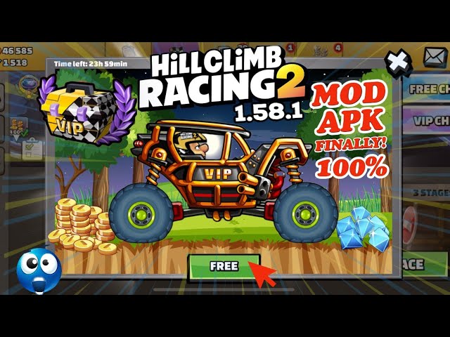 Hill Climb Racing MOD APK 1.58.0 (Unlimited Money) free on android
