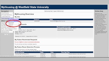 Westfield State MyHousing Roommate Selection